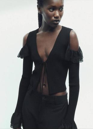 Трикотажний кардиган zara 🤍