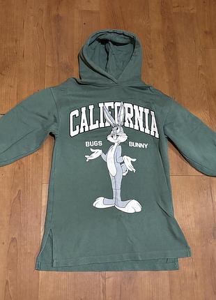 Стильна тепла сукня худі світшот zara 122-128см дісней