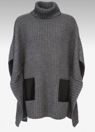 Шикарна тепла накидка від michael kors. 30% альпака