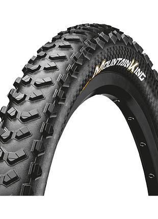 Покрышка continental mountain king , 29 x 2.30, черная, не складная skin лучшая цена с быстрой доставкой по
