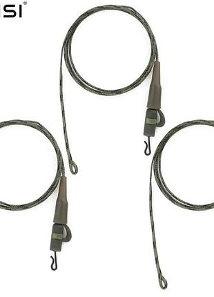 Оснастка для карповой ловли hirisi типа "вертолет" монтаж безопасная клипса