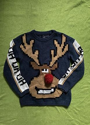 Светр новорічний для хлопчика