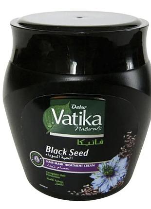 Dabur vatika black seed hair mask treatment маска для відновлення волосся з чорним кмином 500 мл