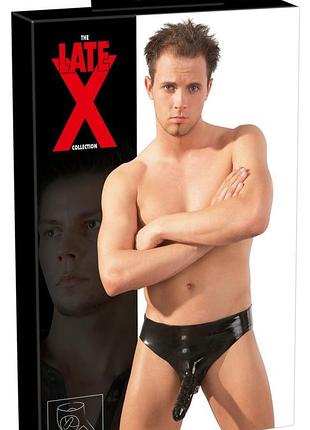 Латексні труси з дильдо і чохлом