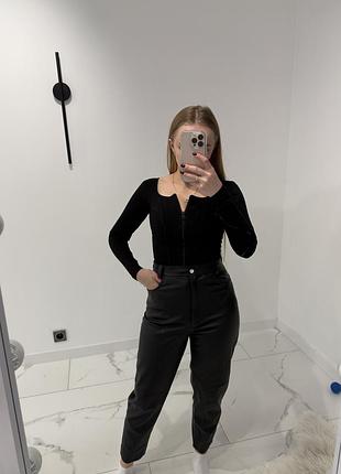 Штани шкіряні