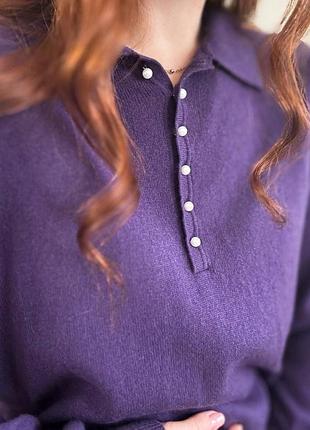 Светр поло з шерсті мериноса та кашеміру 🔥😍