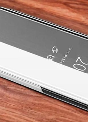 Чохол фліп дзеркальний на samsung a31 чохол книжка дзеркальний на самсунг а31(sm-a315) сріблястий