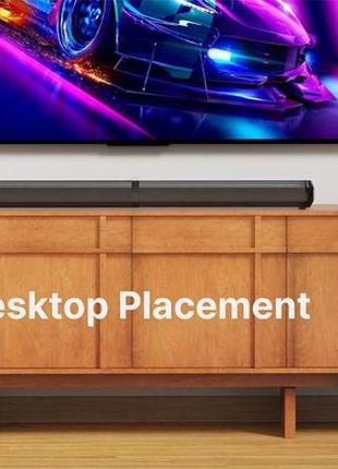 Знімна звукова панель ultimea apollo s60 з сабвуфером, 4.1 канал, bluetooth 5.3, 3 режими еквалайзера - чорний