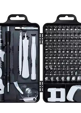 Набор инструментов 115в1 для ремонта электроники, отвертка с 98 битами