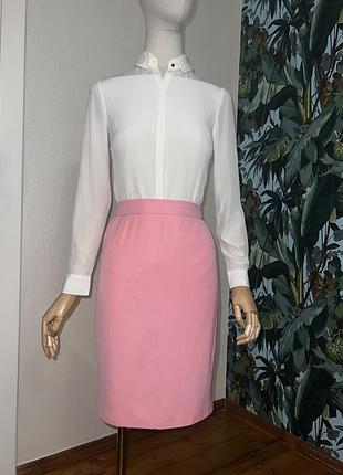 Рожева міді спідниця олівець escada