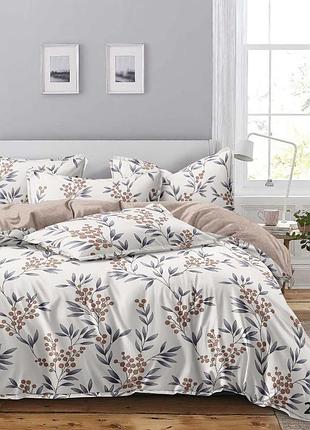 Постельное белье осень, ранфорс, полуторный комплект