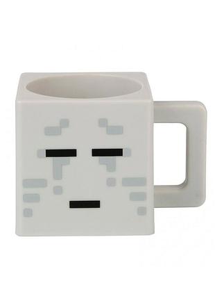 Кружка-кружка чашка майнкрафт minecraft two faced ghast гаст серая