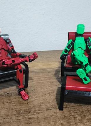 Кресло конструктор для фигурки робота dummy 13 титан 13