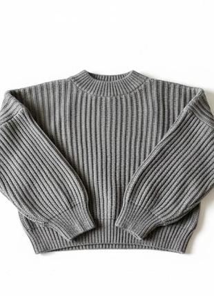 В'язаний світшот, светр oversize (ручна робота), (s-m)