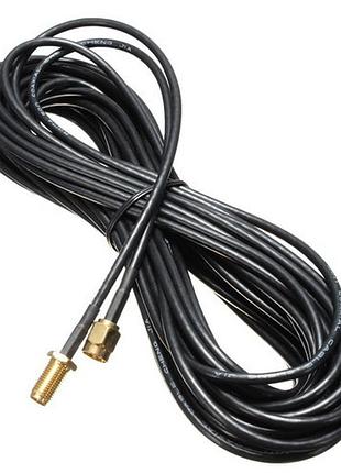 Кабель 9м подовжувач wi-fi rp-sma, коаксіал, антена