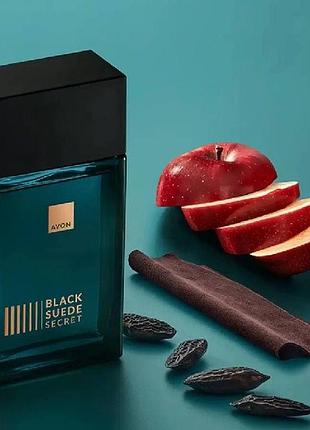 Avon туалетна вода black suede secret 75 мл