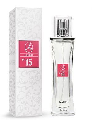 Женская парфюмерная вода lambre 15 / женская парфюмированная вода ламбре №15 / духи в стиле gucci rush gucci