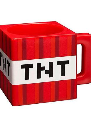 Кружка-чашка майнкрафт minecraft tnt динамит красная