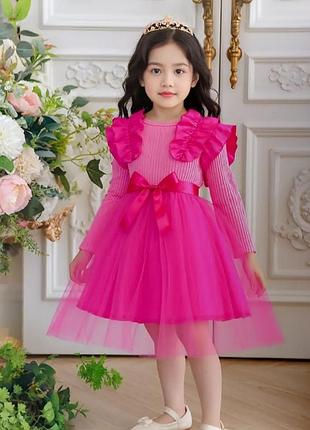 Святкова сукня для дівчинки, бальна, пишна, на новий рік різдво миколая день народження