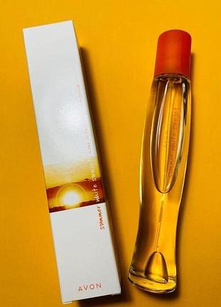 Туалетна вода avon summer white sunset для неї, 50 мл