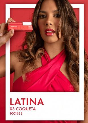 Блеск-лак для губ farmasi latina 03 coqueta 5,5 мл