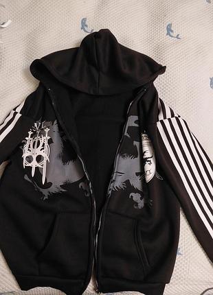 Жіночий y2k streetwear худі - чорний пуловер з блискавкою, вільний крій для жінок, несмуглий повсякденний одяг (весна/літо) - міська мода, зимовий