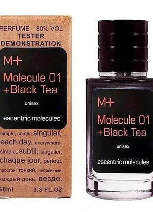 Тестер унісекс escentric molecules molecule 01 + black tea, 60 мл