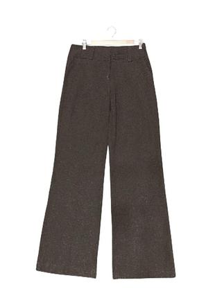 Шикарные темно-серые классические прямые брюки per una 12j