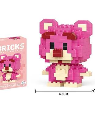 Конструктор сборная фигурка мишка лотсо 151 деталь