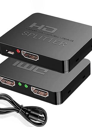 Hdmi-сплиттер 1x2 2к — разветвитель на 2 экрана