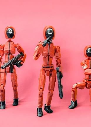 Dummy 13 шарнирная фигурка - позирующая игрушка робот украшение, подарок геймеру игра в кальмара 2