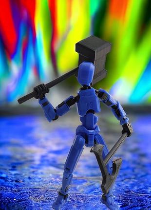 Робот конструктор, подвижная фигурка, игрушка, сувенир dummy 13, lucky 13, дими 13