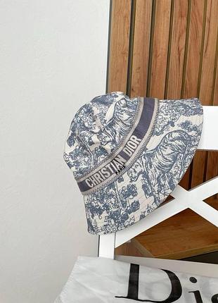 Женская панама диор брендовая панама для девушки dior стильный аксессуар на голову для девочек разные цвета №2