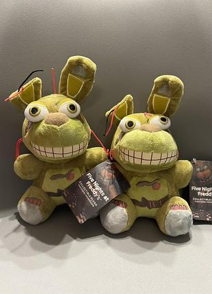 Коллекционная мягкая игрушка fnaf пять ночей с фредди аниматроник фредді