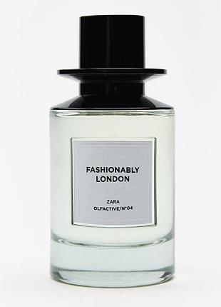 Жіноча парфумована вода zara fashionably london 100 мл — квітково-мускусний аромат з нотами бергамоту та
