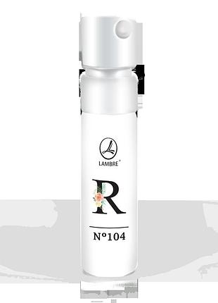 Пробник женских духов ламбре №104 r / миниатюра женских духов lambre 104 paris 1.2 мл