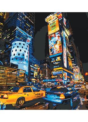 Картина по номерам улицами нью йорка 2 тм идейка 40 х 50 см кно2185