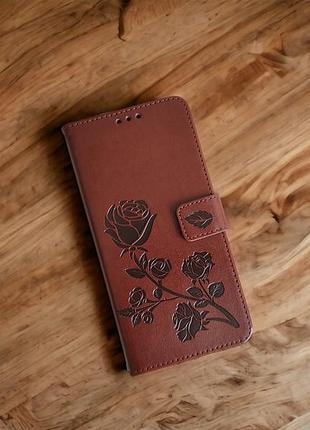 Чохол книжкою на samsung а70 чохол книжка жіночий на самсунг а70(sm-a705) коричневий