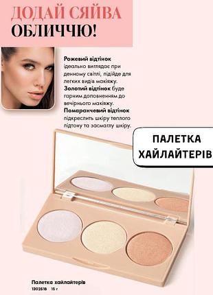 Палетка хайлайтеров farmasi 15 г