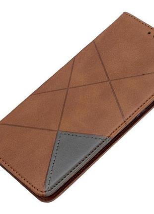 Чохол книжка з тисненням для samsung а30ѕ\а307 чохол книжка на самсунг а30ѕ(sm-a307) коричневий