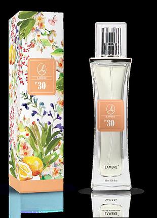 Женская парфюмерная вода ламбре №30 50 мл / женские духи lambre 30 / духи в стиле chance chanel