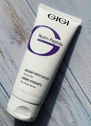 Увлажняющий крем для сухой кожи gigi nutri peptide instant moisturizer распив, 50 мл