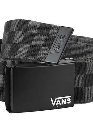 Ремень vans deppster ii web belt - black/charcoal grey