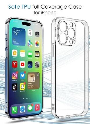 Прозрачные чехлы для iphone 15 pro max