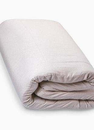 Лляний матрац футон lintex 80х190х5 см кремовий