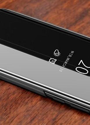 Чохол фліп дзеркальний на samsung а52 чехол книжка зеркальный на самсунг а52(sm-a525) черный