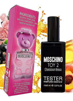 Туалетная вода женская moschino toy 2 bubble gum тестер швейцария 65 мл