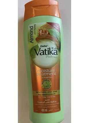Dabur vatika шампунь ватика з мигдалем, медом, йогуртом. 190 мл