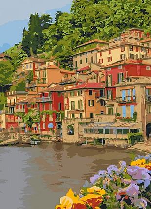 Картина по номерам набережная италии идейка 40 х 50 см кно2259