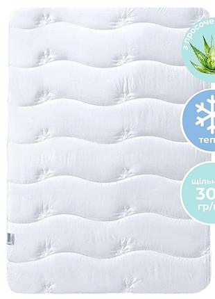 Ковдра aloe vera зимове євро 200х220 см ideia з просоченням екстрактом алоє антиалергенна біла